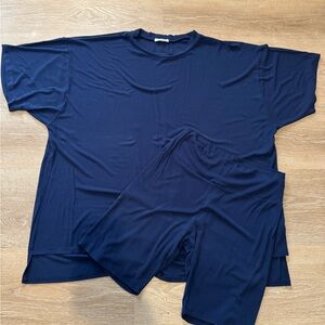 Shop Talulah ribbed Novi tee + shorts set